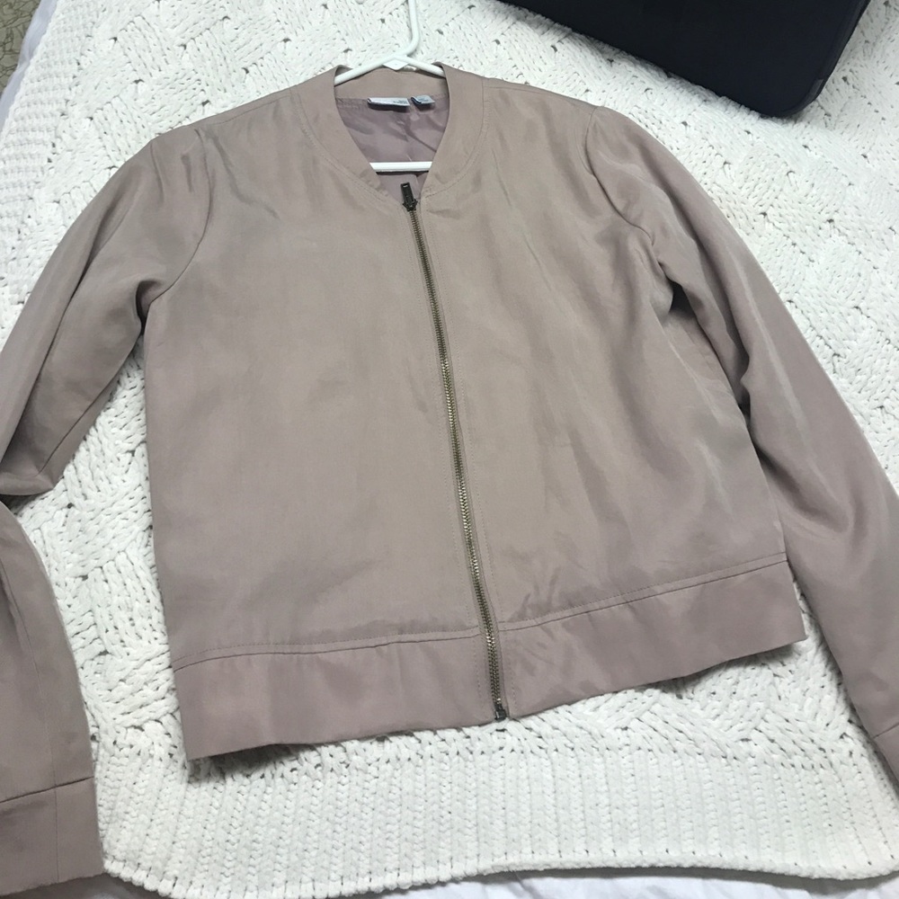 Blush pink light weight jacket