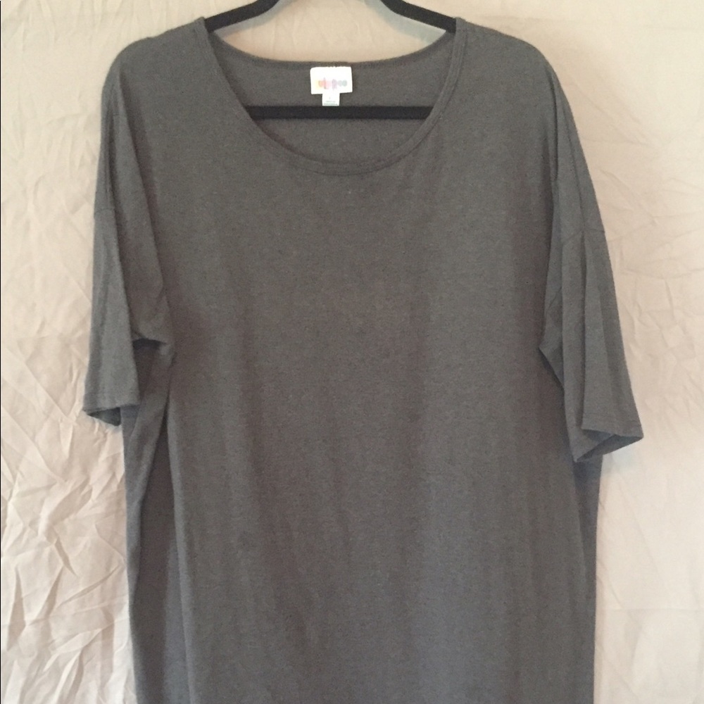 Lula Roe gray tunic