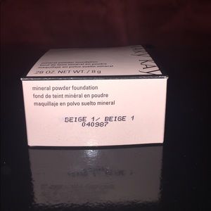 Mineral powder foundation.