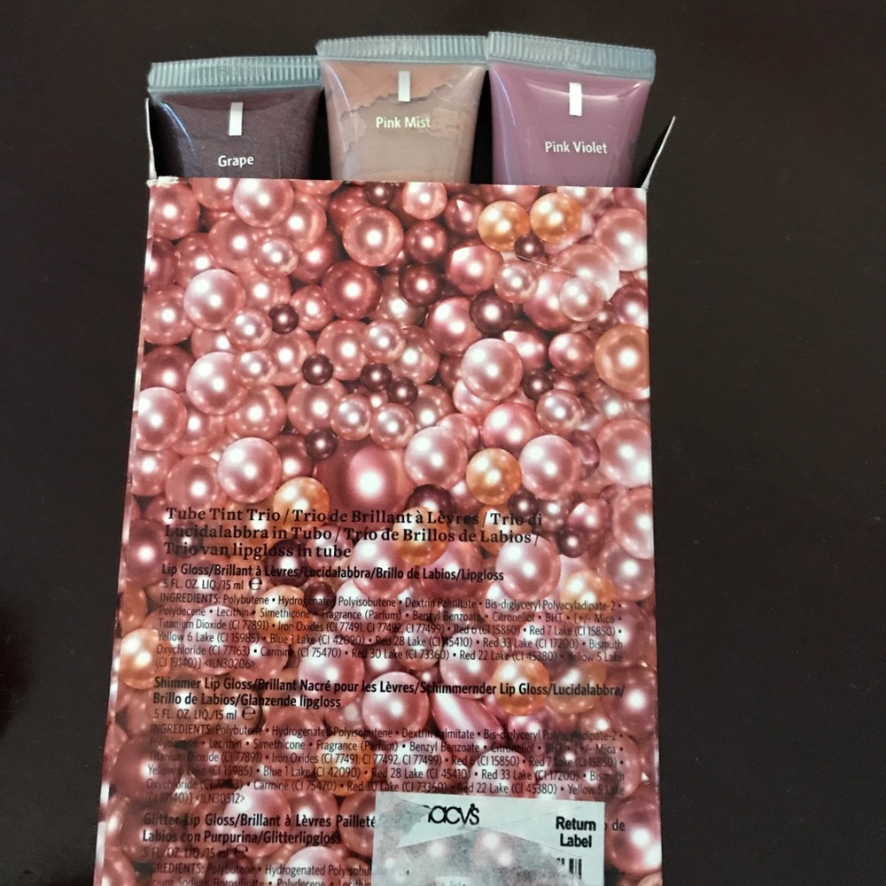 Bobbi Brown Lip Gloss tube trio