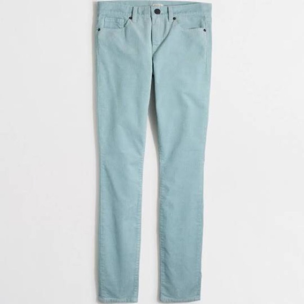 J. Crew skinny corduroy pants "toothpick" size 24