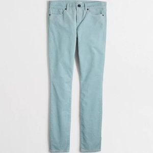J. Crew skinny corduroy pants "toothpick" size 24