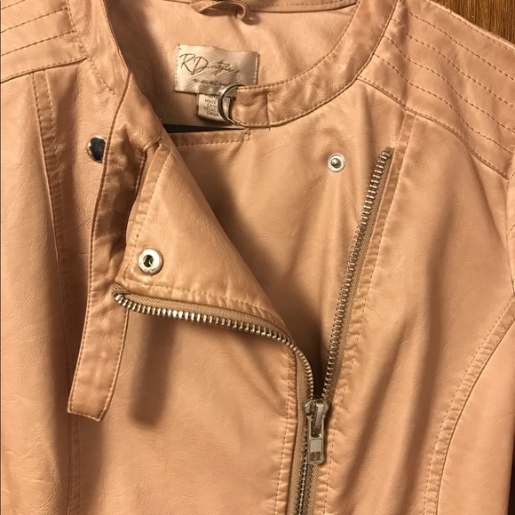 RD Style Faux Leather Jacket - Picture 2 of 4