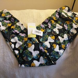 Tropical Print Minnie Mouse Lularoe Leggings