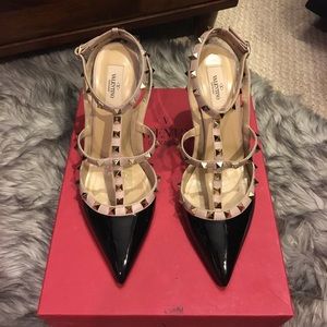 Valentino Patent Rockstud Two-tone PumpSize 41.5