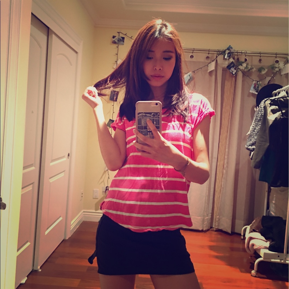 Pink Striped Shirt from Abercrombie&Fitch