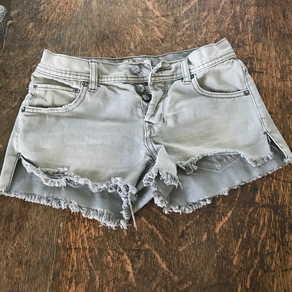 Free People grey shorts
