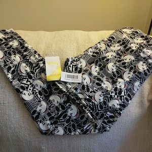 Rare Black and White Mickey Mouse Lularoe Leggings