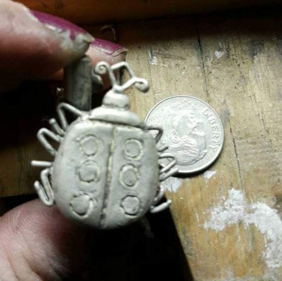 Sterling silver handcrafted Ladybug! - Picture 3 of 3
