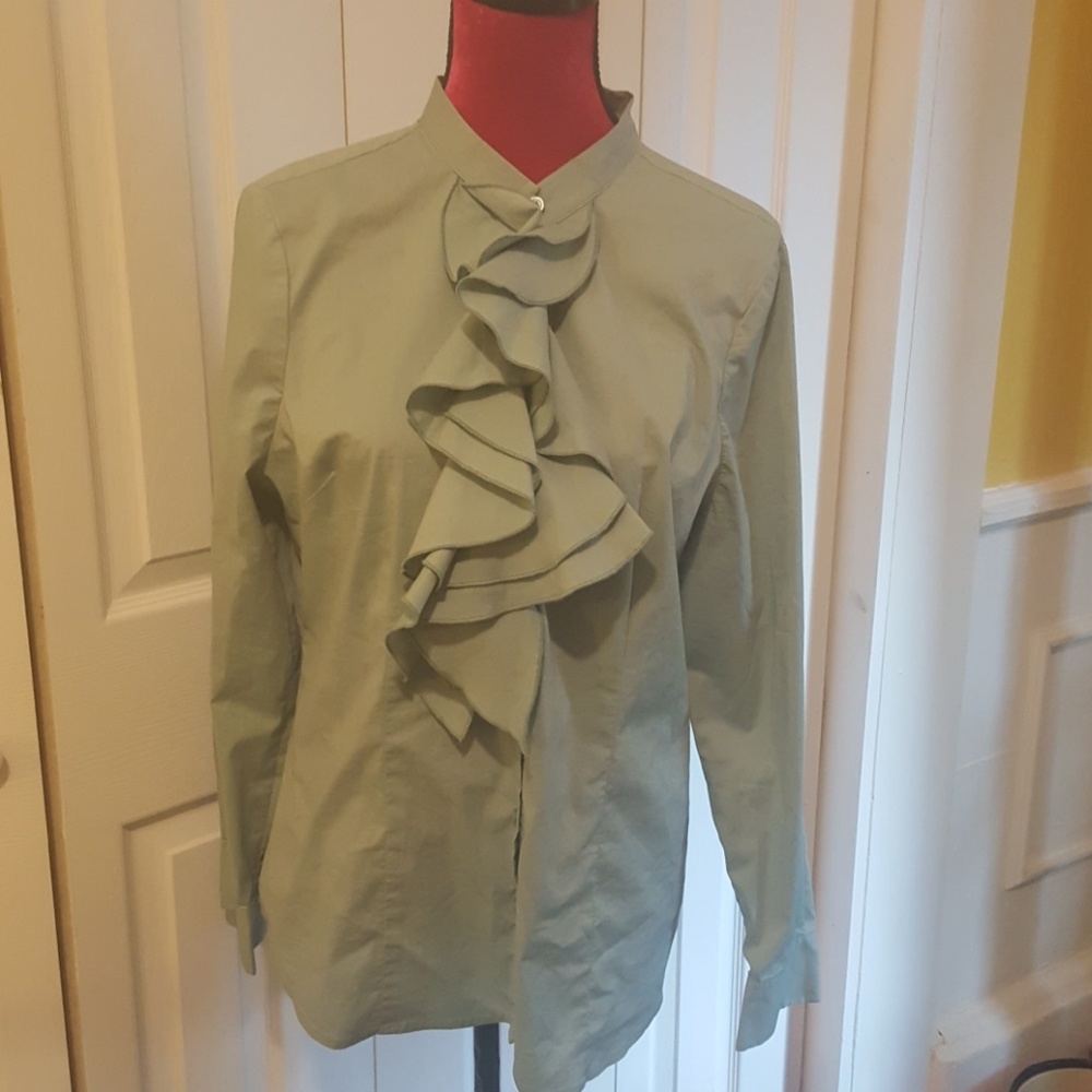 The Limited ruffle blouse