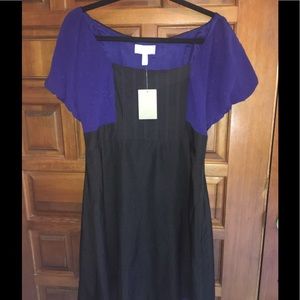 Lovely black and blue occasion dress