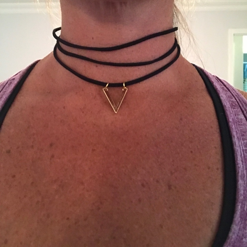 Sterling forever choker necklace
