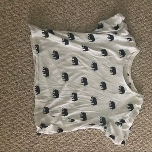 Elephant crop top