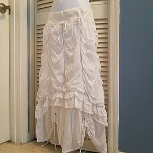 White cotton skirt