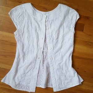 Eyelet Lace Blouse