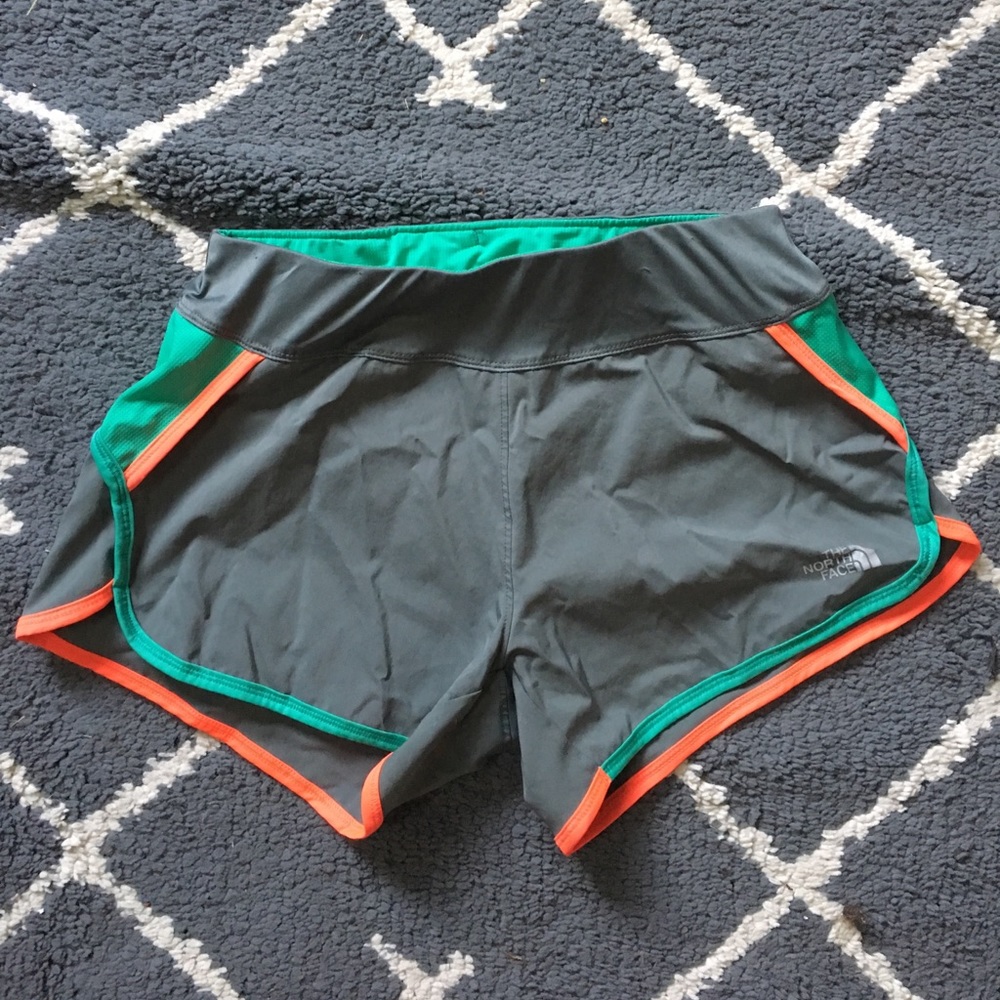 The north face running shorts