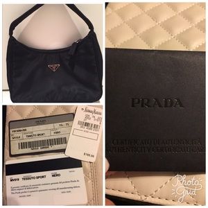 Authentic Prada Tessuto nylon purse