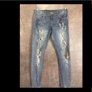 Lovesick destroyed distressed jeans size 7