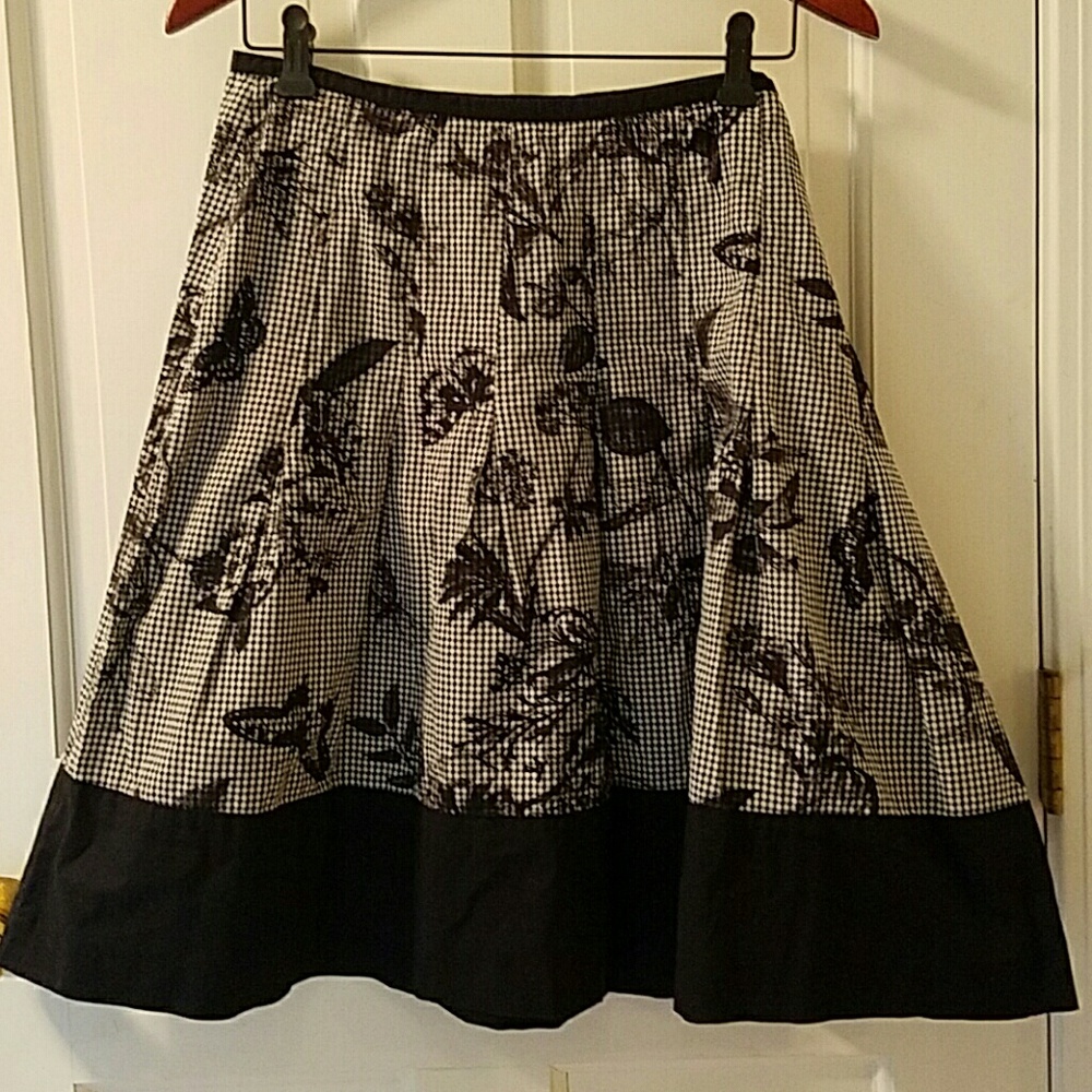 Talbots 14W petite cotton skirt.