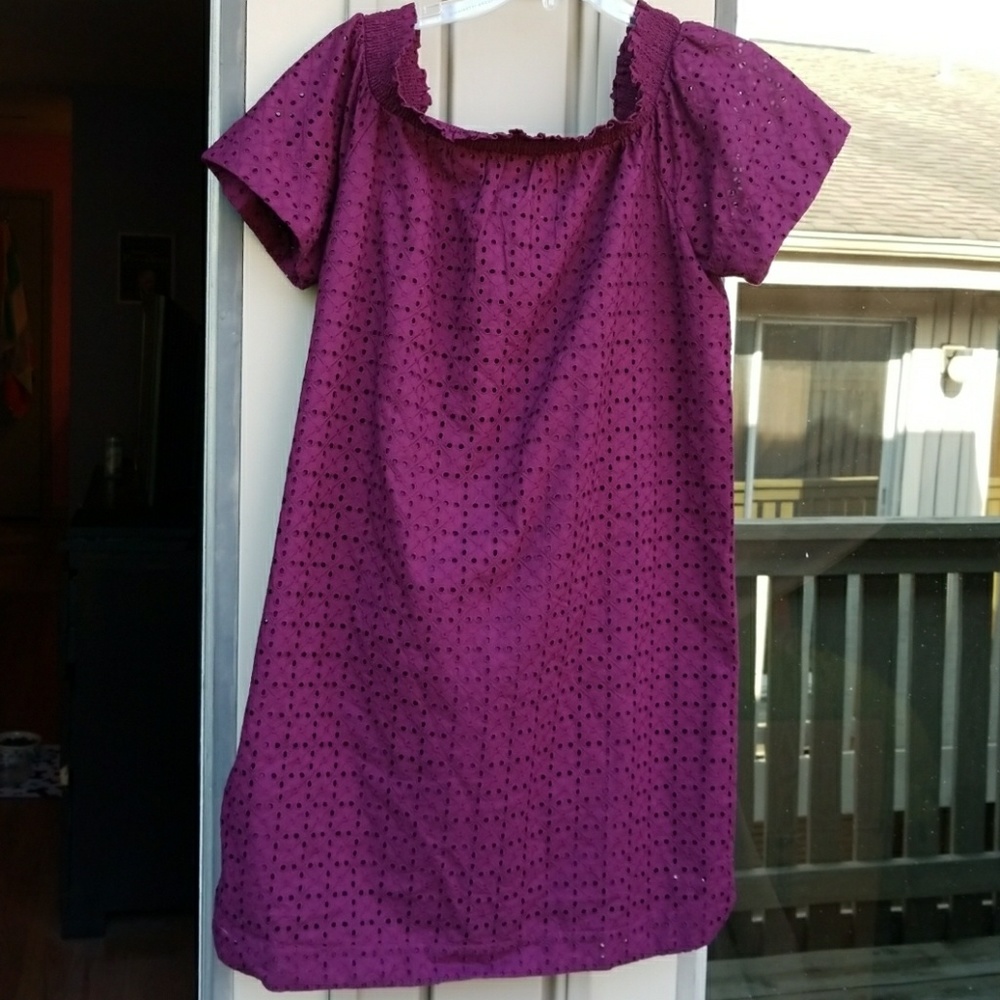 OFF-SHOULDER ANN TAYLOR DRESS