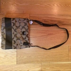 Authentic Coach Cross Body Sis File Bag