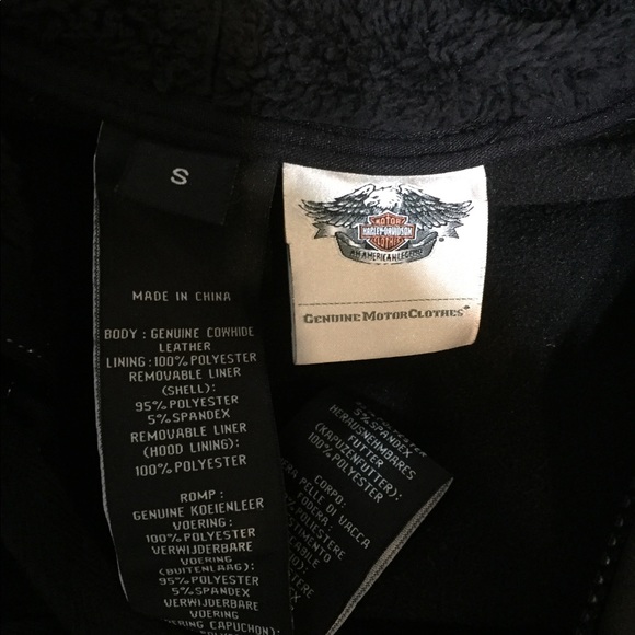 Harley Davidson Leather riding jacket. - Picture 8 of 8