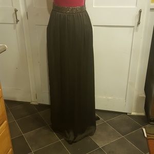Embellished maxi skirt
