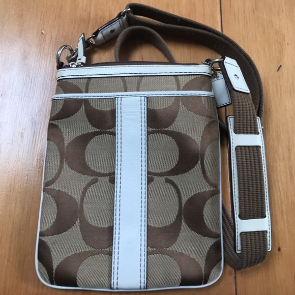 Coach Handbags - HP Coach Crossbody Printed Canvas Bag