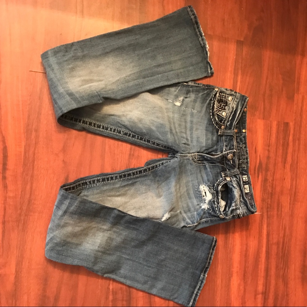 Miss me destroyed jeans like new