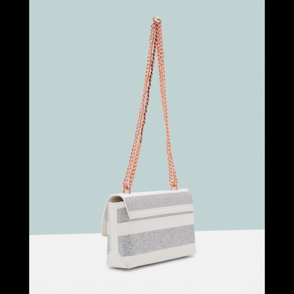 🚫SOLD🚫TedBaker Nemie Stripe Rowing CrossBody Bag - Picture 2 of 7