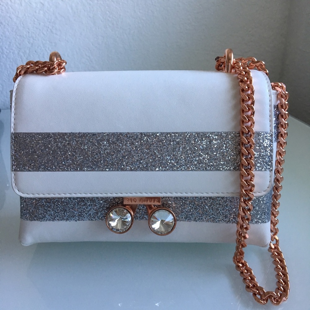🚫SOLD🚫TedBaker Nemie Stripe Rowing CrossBody Bag - Picture 4 of 7