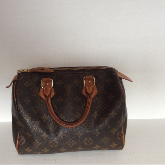 AUTHENTIC MONOGRAM LOUIS VUITTON SPEEDY 25 - Picture 2 of 7