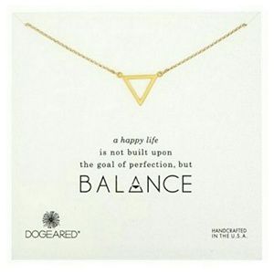 Dogeared Balance Open Triangle 18" Necklace