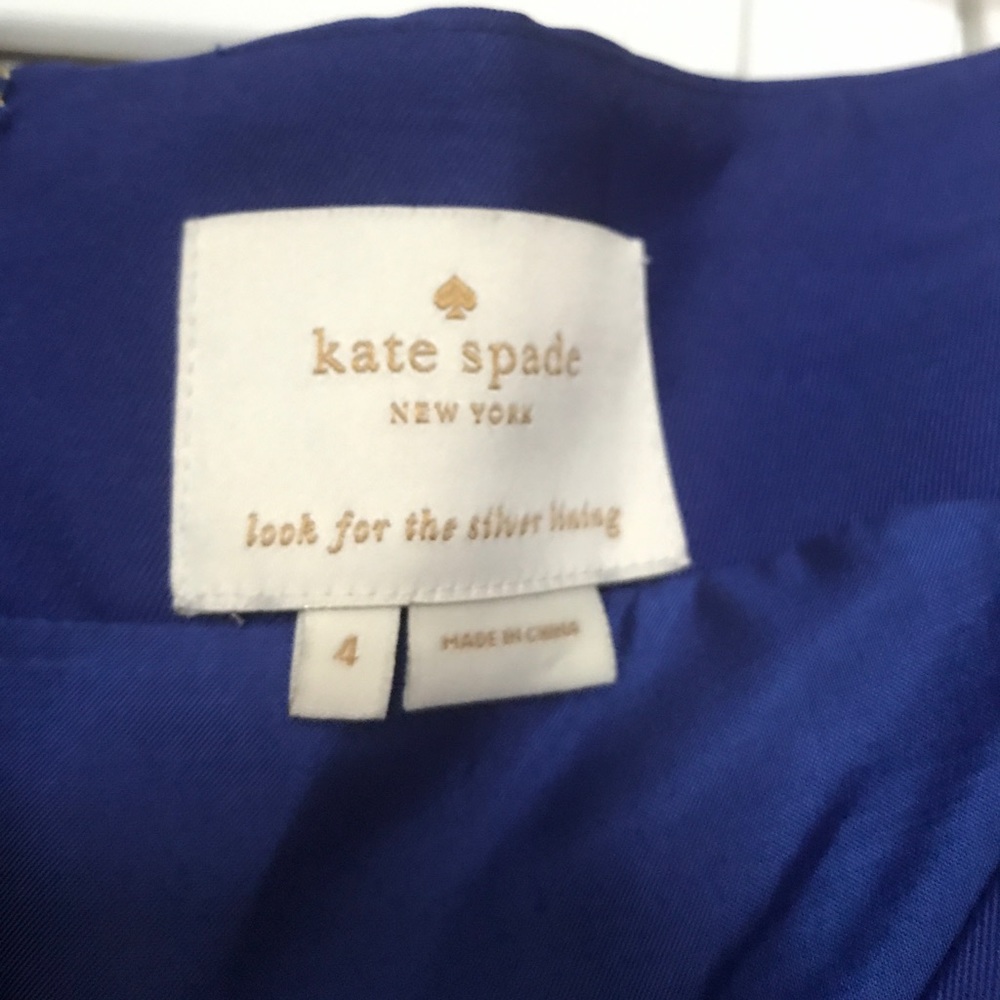 Kate Spade Lapis Blue dress - Picture 3 of 4