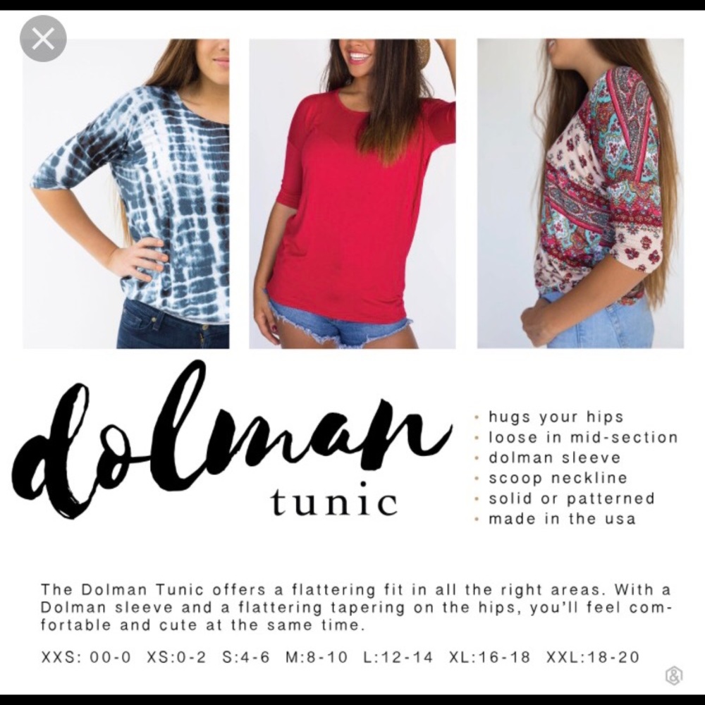 Agnes & Dora XL Dolman Tunic - NWOT