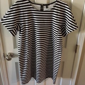 J. Crew Striped T-shirt Dress