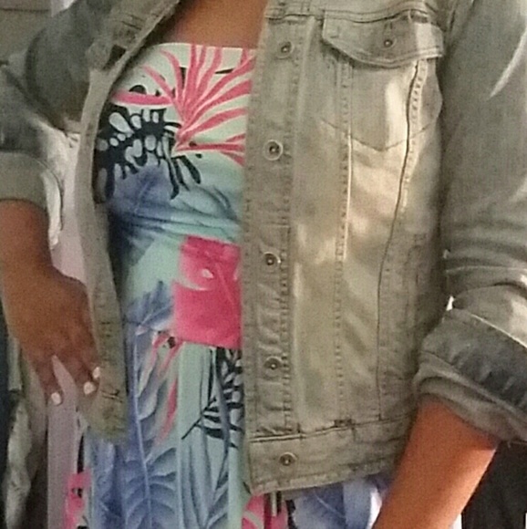 Gorgeous tropical print maxi dress - Picture 2 of 5