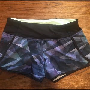 NWOT lululemon Speed Shorts