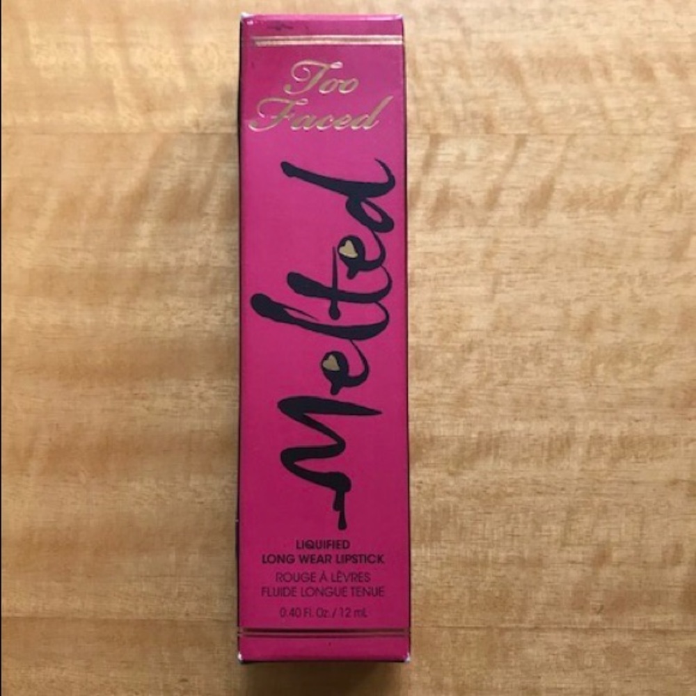 Brand new unused Too Faced Melted Lipstick