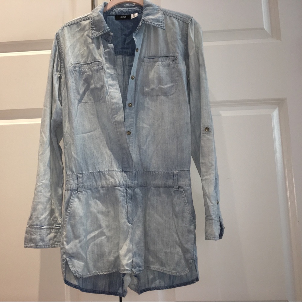 All Denim Romper