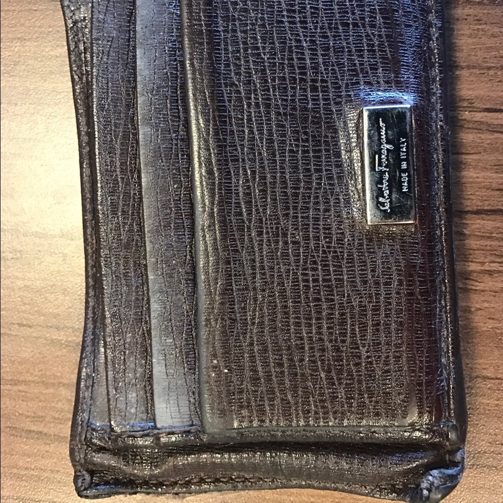 Salvatore Ferragamo Brown Leather Wallet