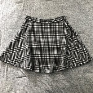 American Apparel houndstooth circle skirt