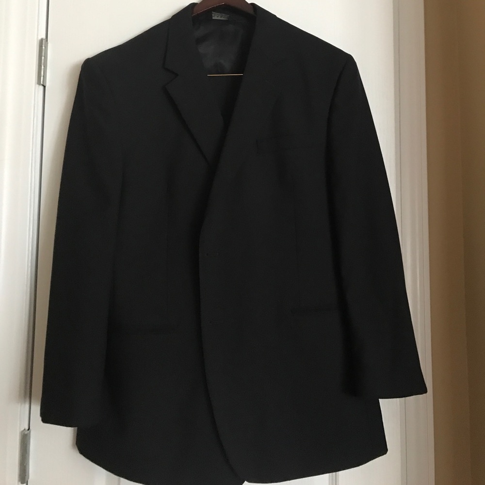 Full black suit (jacket and pants), extremely new