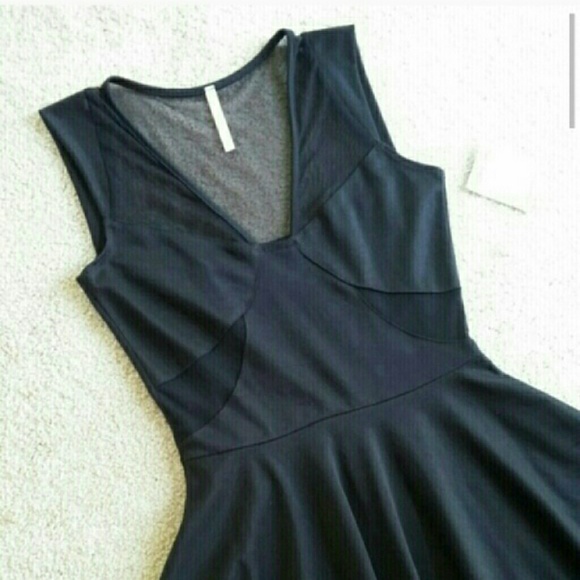 Mesh Cut Out Dress - Picture 2 of 4