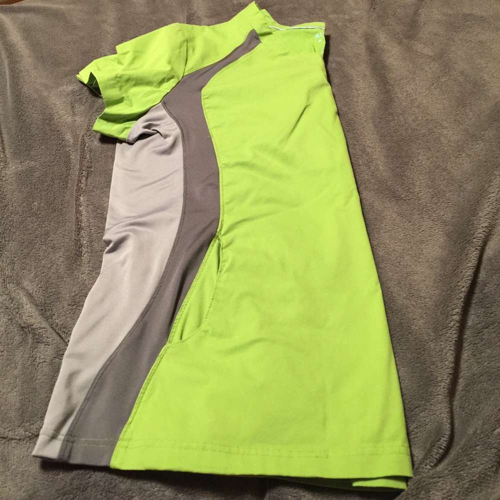 Green scrub top