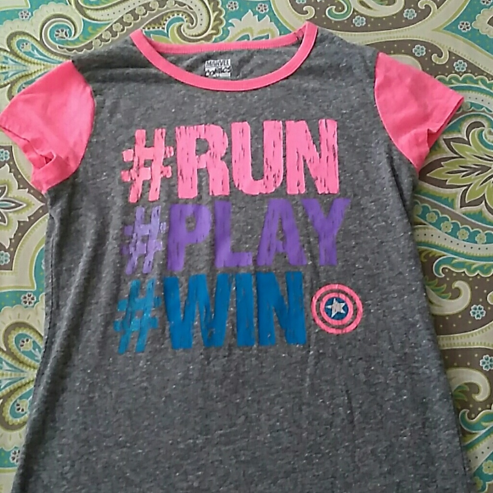 Youth Girls marvel comics tee