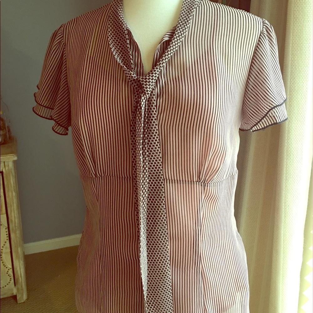 Apt 9 Sheer Pink Blouse with Camisole