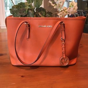 Orange Michael Kors Bag