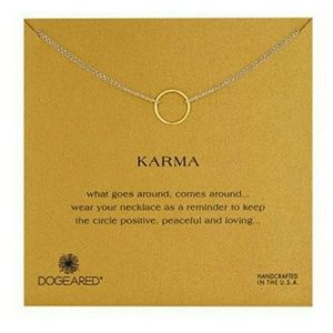 Dogeared Karma Double Chain 16" Necklace