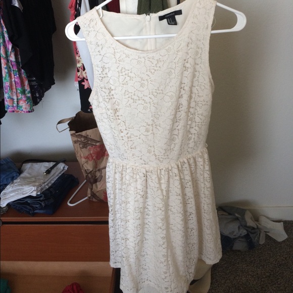 White Lace Dress (mini) - Picture 1 of 2